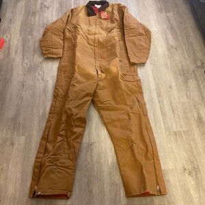 Vintage Dickies Coveralls Mens 46/48 Medium Heavy Duty Duck Canvas Quilt Lined